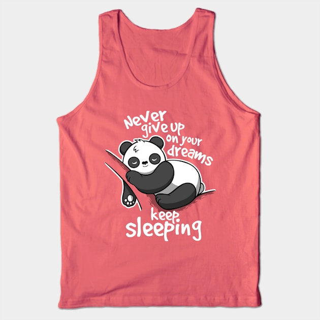 Panda keep sleeping Tank Top by NemiMakeit